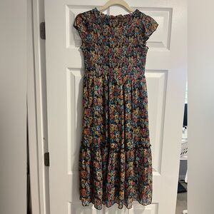 Zunie Multicolor Floral Kids Formal Dress